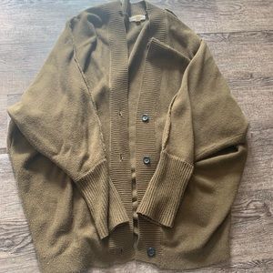 urban outfitters olive green cardigan